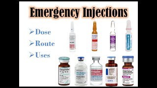 emergency medicine emergency injections  emergency injcetions common medicine medical [upl. by Rhody362]