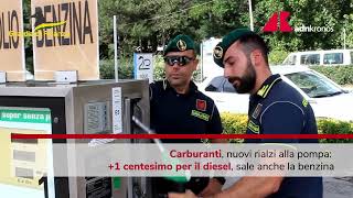 Carburanti gli aumenti dei prezzi benzina e diesel in Italia [upl. by Ahsitahs]