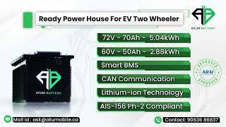 ATUM Battery  Smart Reliable Power for Your EV  NextLevel Electric Performance [upl. by Letsirk]