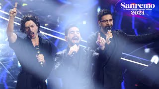 Sanremo 2024  Il Volo canta quotCapolavoroquot [upl. by Dorrie]