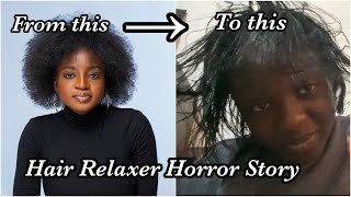 Relaxer FailDamage… I Relaxed my 4C Natural Hair and it was a complete fail…EVERYTHING WENT WRONG [upl. by Castra]