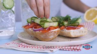 Smoked Salmon Tartines with LemonDill Yogurt Spread Recipe [upl. by Pollie]