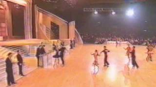 World Championships WDDSC finals 1998 Samba inc Strictly star karen hardy amp Bryan Watson [upl. by Yeclehc]