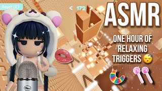 ROBLOX ASMR  ONE HOUR of Relaxing Triggers  Mouth Sounds NO TALKING 💗💤 [upl. by Yuk]