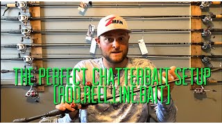 The Perfect Chatterbait Setup RodReelLineBait [upl. by Alleirbag]