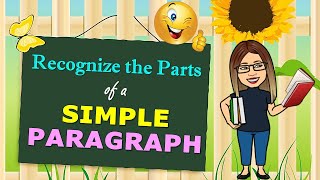 RECOGNIZE THE PARTS OF A SIMPLE PARAGRAPH [upl. by Samaj]