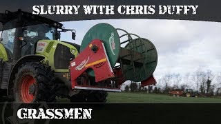 First episode of slurry of the year in a Claas 810 [upl. by Levania]