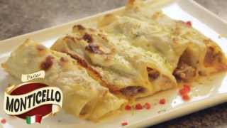 Cannelloni Monticello con bechamel [upl. by Hyozo]