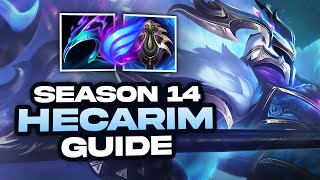 DOAENELS SEASON 14 HECARIM GUIDE for Beginners  Runes Builds Pathing amp More [upl. by Ragse901]