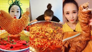 EATING SHOW COMPILATION  CHINESE FOOD  ASMR  COMIDAS CHINESAS ESTRANHAS E EXÓTICAS 22 [upl. by Adyahs454]