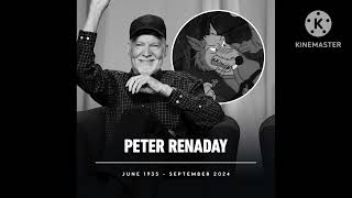 Rest In Peace Peter Renaday the voice of Master Splinter from TMNT 1987 died at age 89 😔🙏🏻🌹🕊✝️ [upl. by Annoel]