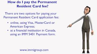 How do I pay the Permanent Resident Card fee [upl. by Yokoyama]