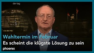 Erhard Scherfer zum Wahltermin am 23 Februar und zur Ankündigung der Vertrauensfrage [upl. by Ahsirkal]