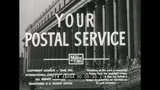 1948 US POSTAL SERVICE DOCUMENTARY quotYOUR POSTAL SERVICEquot MONEY ORDERS STAMPS amp MAIL 48064 [upl. by Iaka]