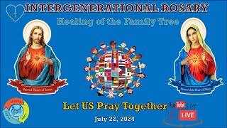 Intergenerational Healing of the Family Tree Rosary  July 29 2024 [upl. by Ecinreb]