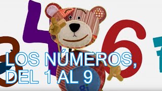 Los números del 1 al 9 Canción infantil música para niños [upl. by Babette]