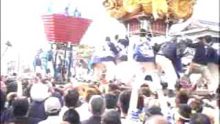 2009新居浜太鼓祭り｜喧嘩｜田の上VS町 [upl. by Gen934]