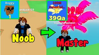 Went From Noob To Master In Clicker Simulator Roblox [upl. by Astrea]