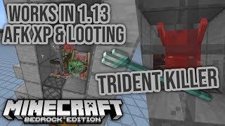 Trident Killer Raids 2 Tall Mobs for Minecraft Bedrock Tutorial 117 [upl. by Britni]