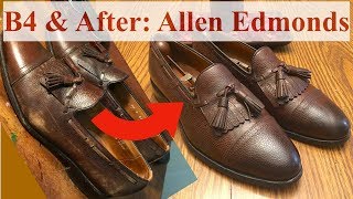 Before amp After Allen Edmonds Loafers  New Heels [upl. by Yllet112]