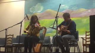 Éadaoin Ní Mhaicín fiddle Emmet Mulholland guitar Dromore TradFest [upl. by Jona165]