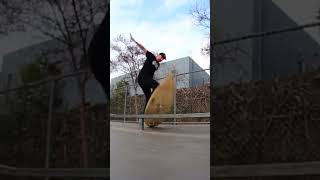 Board Slide a SURFBOARD at the skatepark skateboarding brailleskateboarding skateboard [upl. by Ivens]