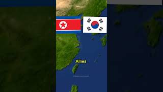 South Korea Vs North Korea korea military edit ww2 shorts [upl. by Selinda]