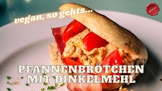 Ich werde sie nur noch backen Pfannenbrötchen mit Dinkelmehl In 10 frische Brötchen andersbacken [upl. by Eiddam]