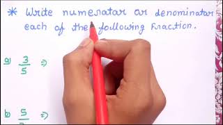 How to write the numerator and denominator of the following fraction [upl. by Yelreveb769]