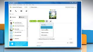 How to make a group video call using Skype® on a Windows® PC [upl. by Ettelliw]