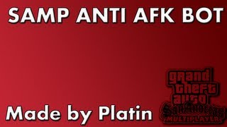 GTA SAMP Anti AFK Bot V 22  Download [upl. by Ytsirt]