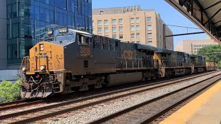 CSX I135 Thru L’Enfant Plaza Station in Washington DC 71724 [upl. by Oiliruam960]