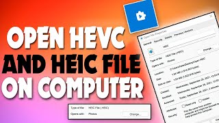 how to open HEVC and HEIC file on Computer  F HOQUE HEVC and HEIC file of iPhone open in Windows [upl. by Lytton]