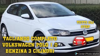 TAGLIANDO COMPLETO VOLKSWAGEN POLO 10 BENZINA 2017auto manutenzione riparazione volkswagen [upl. by Darrick666]