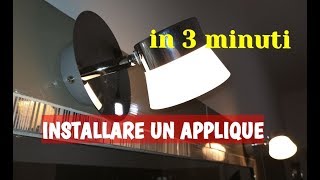 fai da te  COME installare un APPLIQUE in 3 minuti [upl. by Namijneb497]