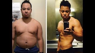 Motivational 6 Month Body Transformation  Fat to Shredded [upl. by Enerual506]