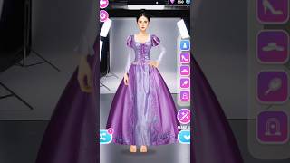 Anna dressing up idea  dolldressup barbie anna design dressup gaming shorts [upl. by Edas]