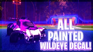 ALL NEW PAINTED WILDEYE DECAL Rocket League Season 16 Update [upl. by Ahtelrac305]