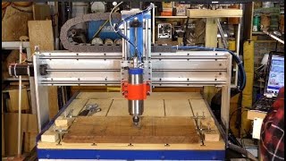 CNC Router Milling large rough cut timber to make a table plus jointing [upl. by Niwri903]