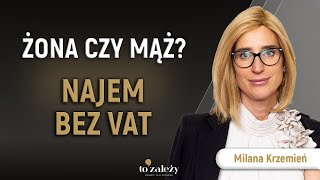 🟠Jak nie płacić VAT wynajmując nieruchomości przy wspólnocie majątkowej [upl. by Ylecara]