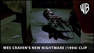 Freddys hand is coming to get ya  Wes Cravens New Nightmare 1994  Warner Bros UK [upl. by Nnylacissej]