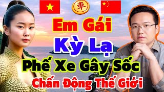 Em Gái Việt Ăn Mặc Kỳ Lạ Phế Xe Gây Sốc Chấn Động Cả Thế Giới Cờ Tướng [upl. by Azrim342]