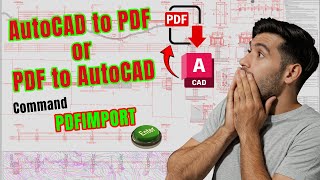 Convert PDF to AutoCAD How to convert PDF to AutoCAD 🌍🌍 DWG to PDF autocad cad cadcamtutorials [upl. by Ramaj465]