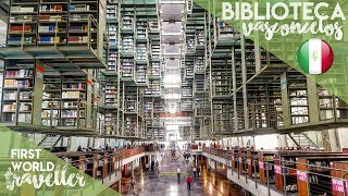 Biblioteca Vasconcelos  AMAZING library in CDMX  MEXICO CITY  Traducción al español [upl. by Alphard]