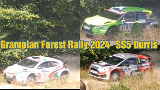 Grampian Forest Rally 2024 SS5 Durris [upl. by Yenttirb804]