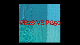 Best Cyan PG50 Teal vs PB28 Turquoise light [upl. by Eseerehs]