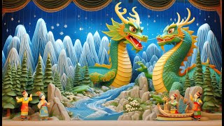 le dragon et la montagne des milles rêves version 2 chanson pour enfants [upl. by Nial]