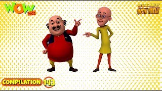 Motu Patlu  Non stop 3 episodes  3D Animation for kids  143 [upl. by Enohpets885]