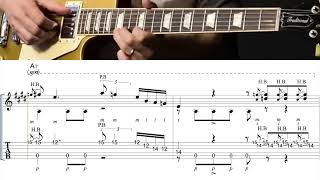 Robben Ford plays 8 bar blues  TAB [upl. by Lucier127]