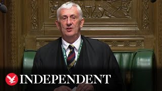 Moment MPs vote in favour of Partygate report finding Johnson misled parliament [upl. by Koser294]